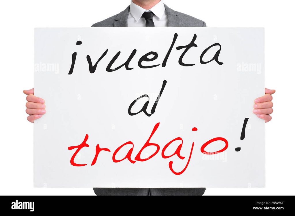 vuelta al trabajo